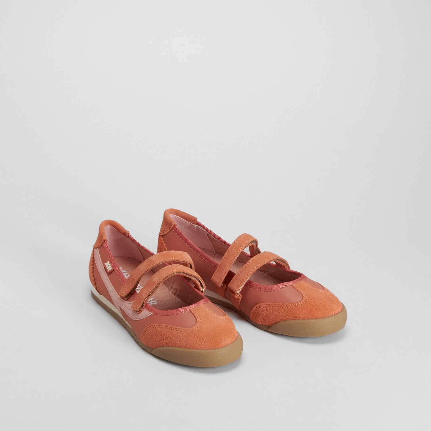 Merceditas doble velcro roja XTI