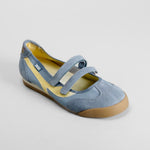 Bailarina con velcro azul XTI