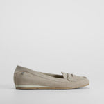 Mocasín beige piel XTI
