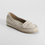 Mocasín beige piel XTI