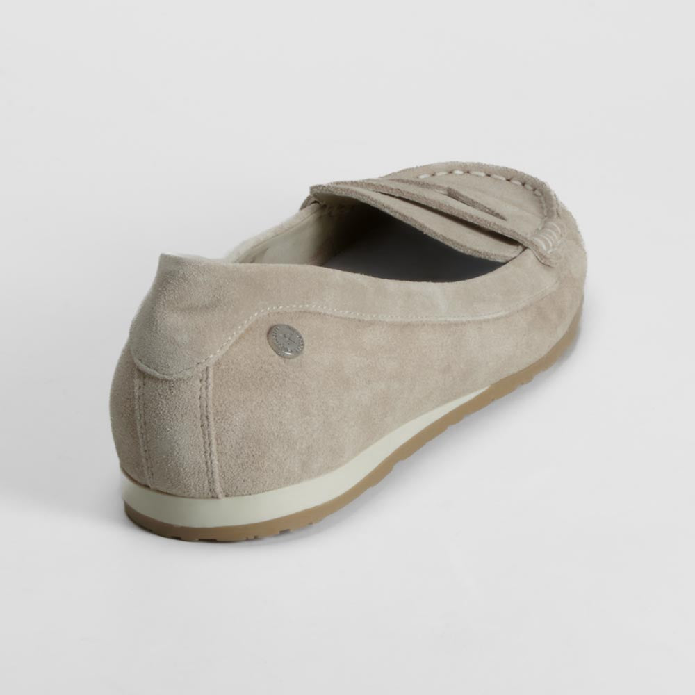 Mocasín beige piel XTI