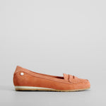 Mocasín naranja piel XTI