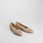 Bailarina trenzada beige XTI