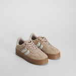 Zapatilla plataforma beige XTI