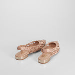 Zapato destalonado trenzado beige XTI