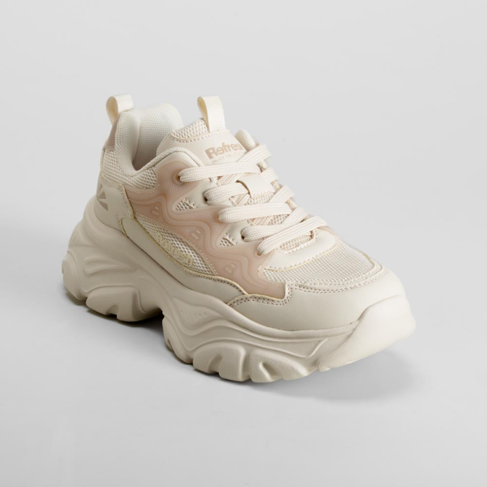 Zapatilla urbana chunky beige REFRESH