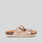 Sandalia bio piel doble hebilla beige XTI