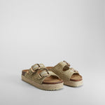 Sandalia plataforma hebillas blanco REFRESH