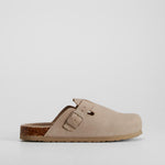 Zueco beige piel XTI