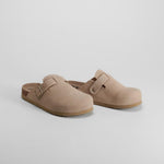 Zueco beige piel XTI