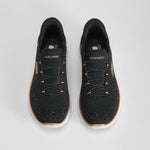 Deportiva slip-ins negra brillante SKECHERS
