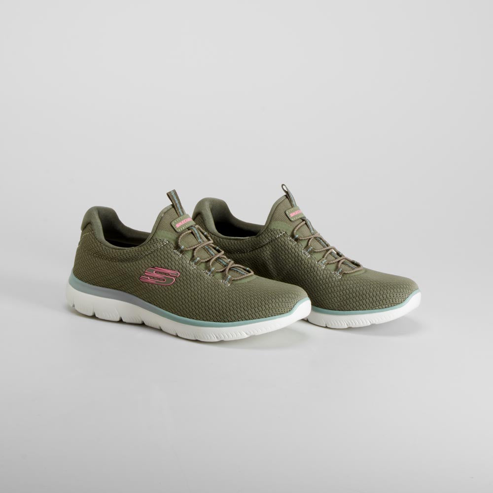 Zapatilla deportiva SUMMITS verde SKECHERS