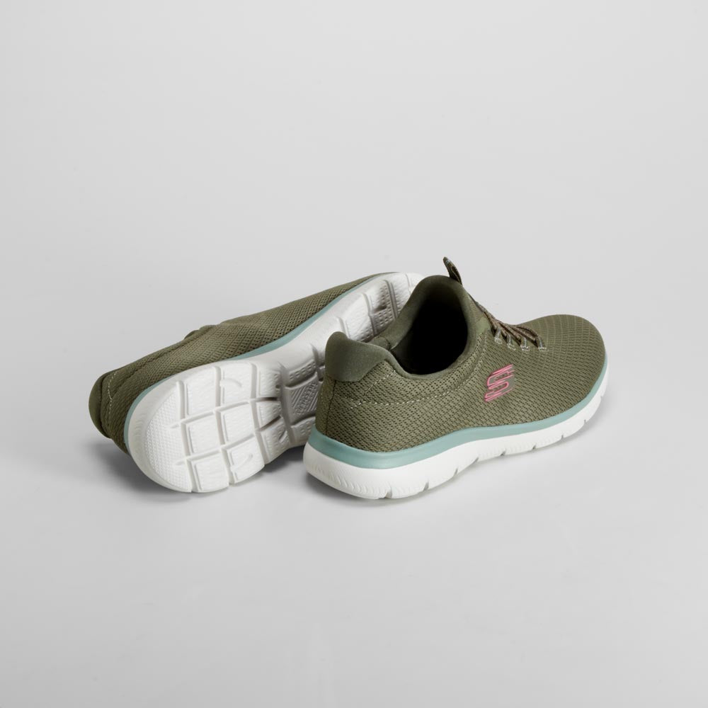 Zapatilla deportiva SUMMITS verde SKECHERS