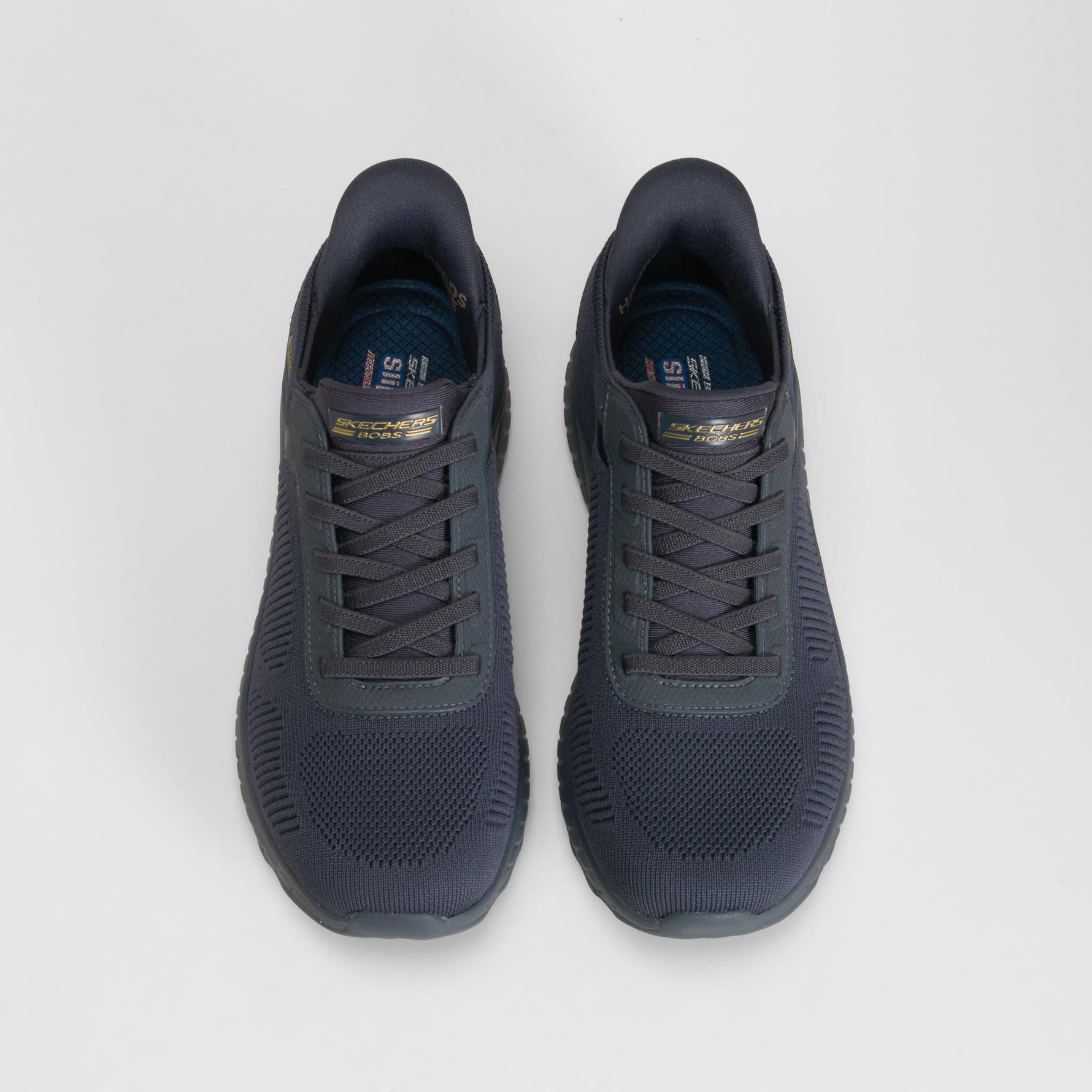 Zapatilla deportiva slip in azul SKECHERS