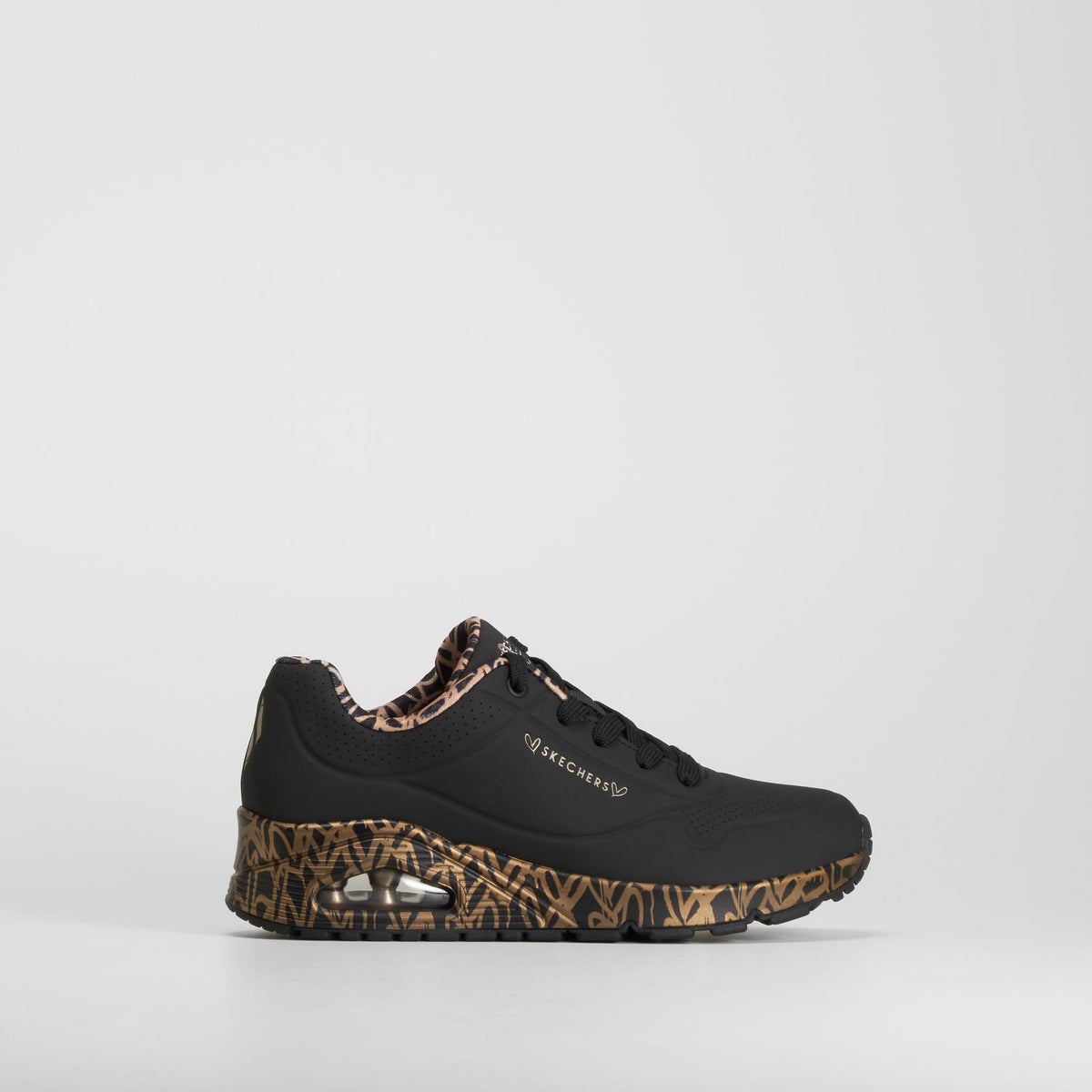 Zapatilla deportiva Uno negra SKECHERS
