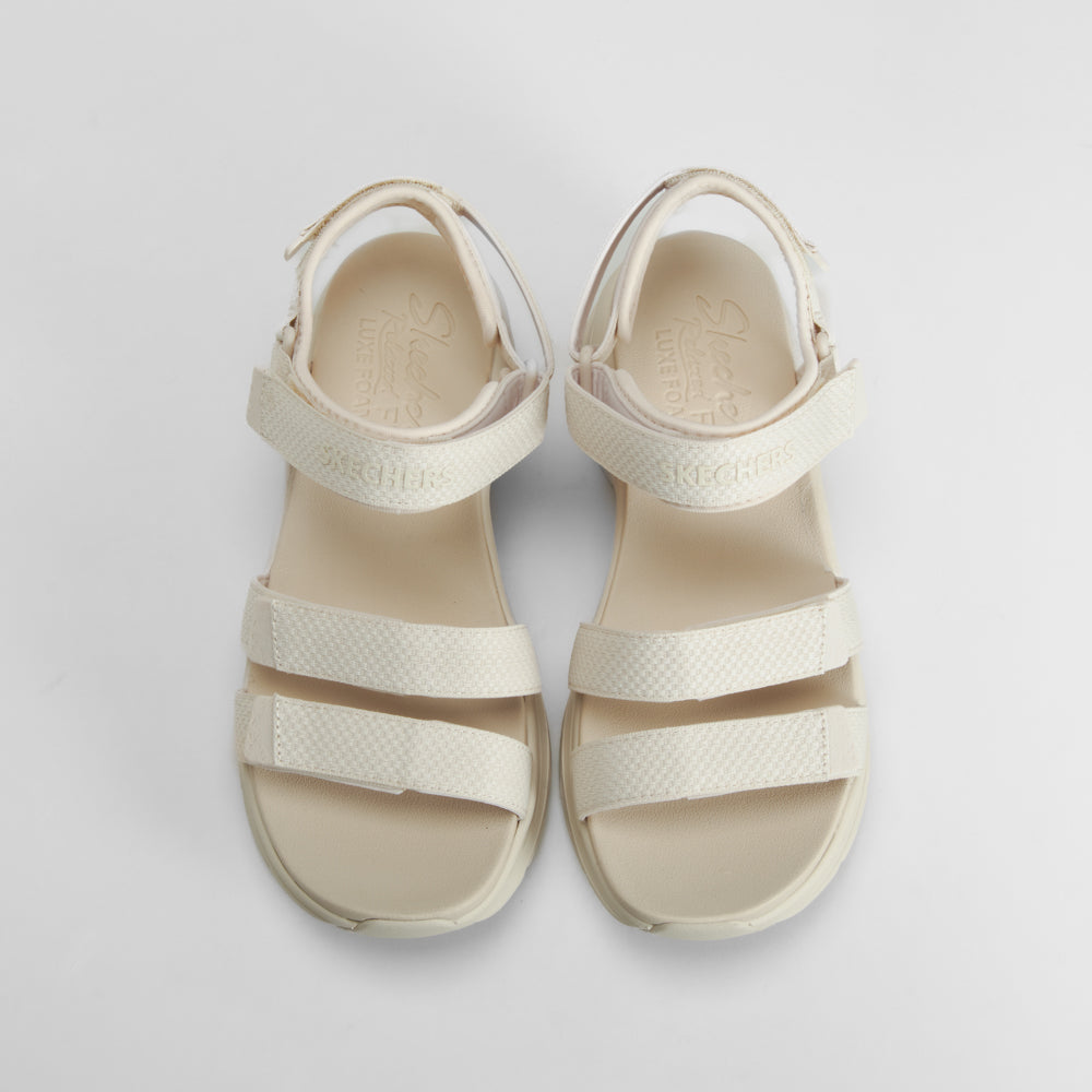 Sandalia D'Lux Walker Going beige SKECHERS
