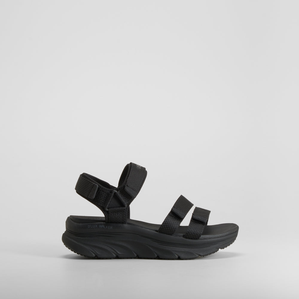 Sandalia deportiva negra SKECHERS