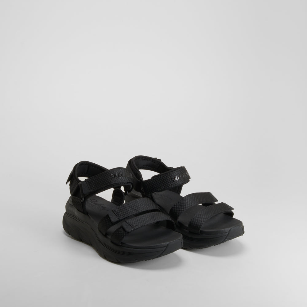 Sandalia deportiva negra SKECHERS