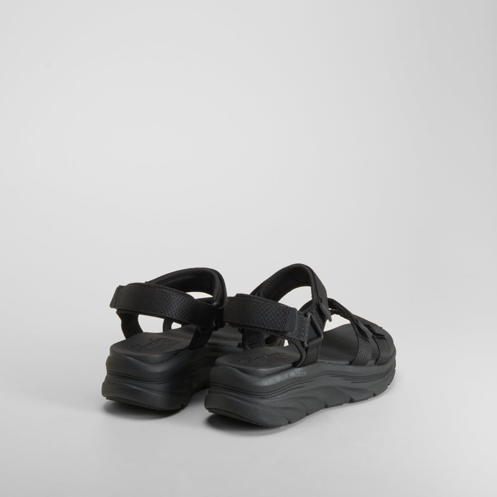 Sandalia deportiva negra SKECHERS