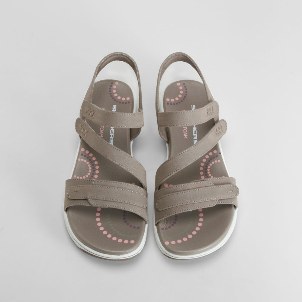 Sandalia Bayshore Basic Necessity marrón SKECHERS