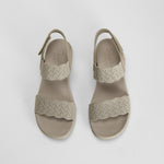 Sandalia deportiva tiras ajustables beige SKECHERS