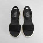 Sandalia slip in Ultra Flex negra SKECHERS