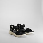 Sandalia slip in Ultra Flex negra SKECHERS