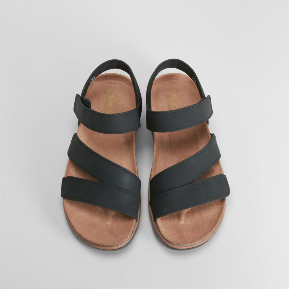 Sandalia Lifted Comfort negra SKECHERS