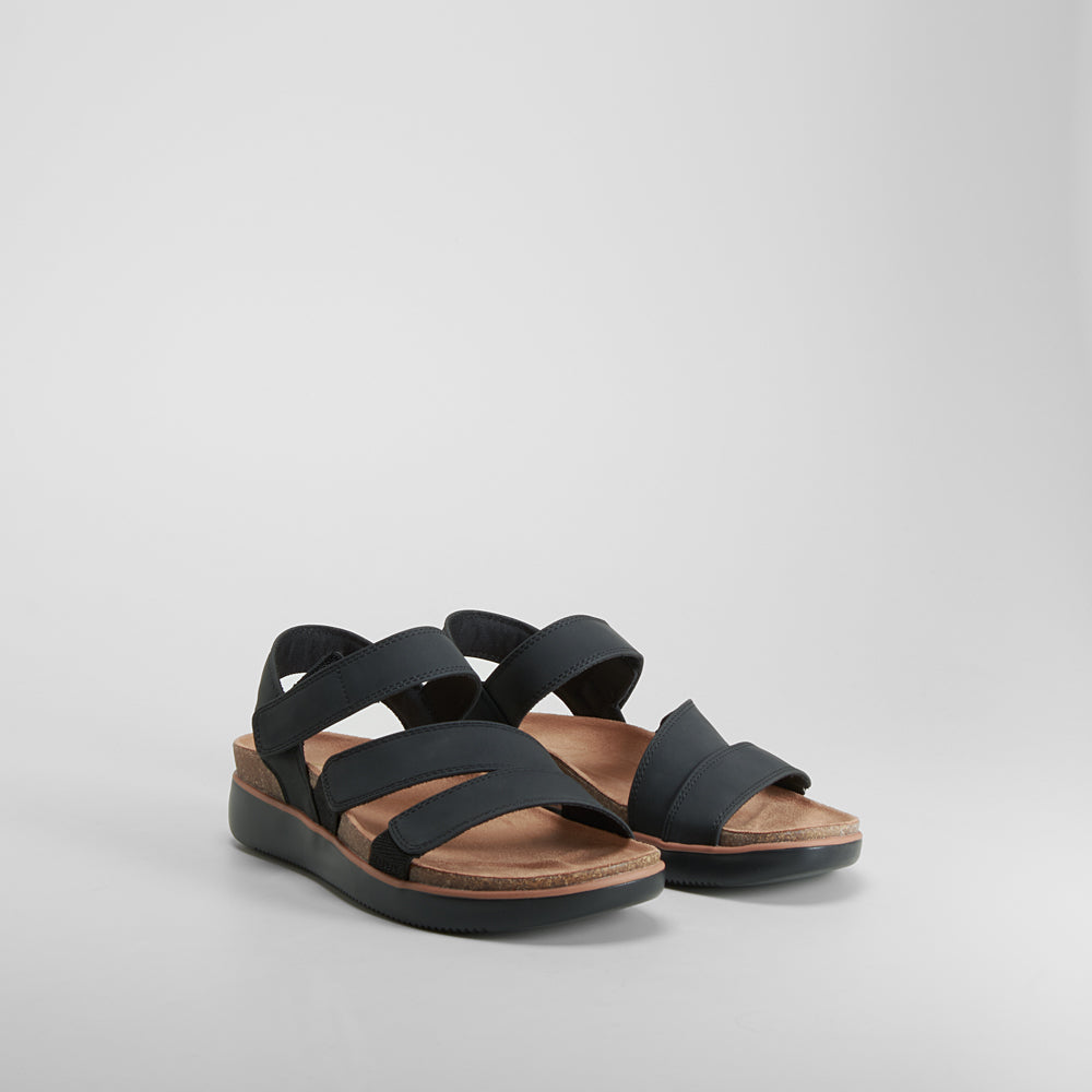 Sandalia Lifted Comfort negra SKECHERS