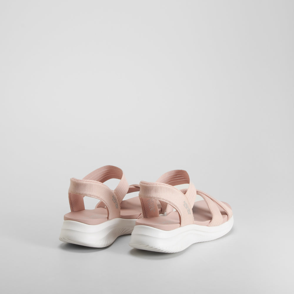 Sandalia slip in Ultra Flex beige SKECHERS