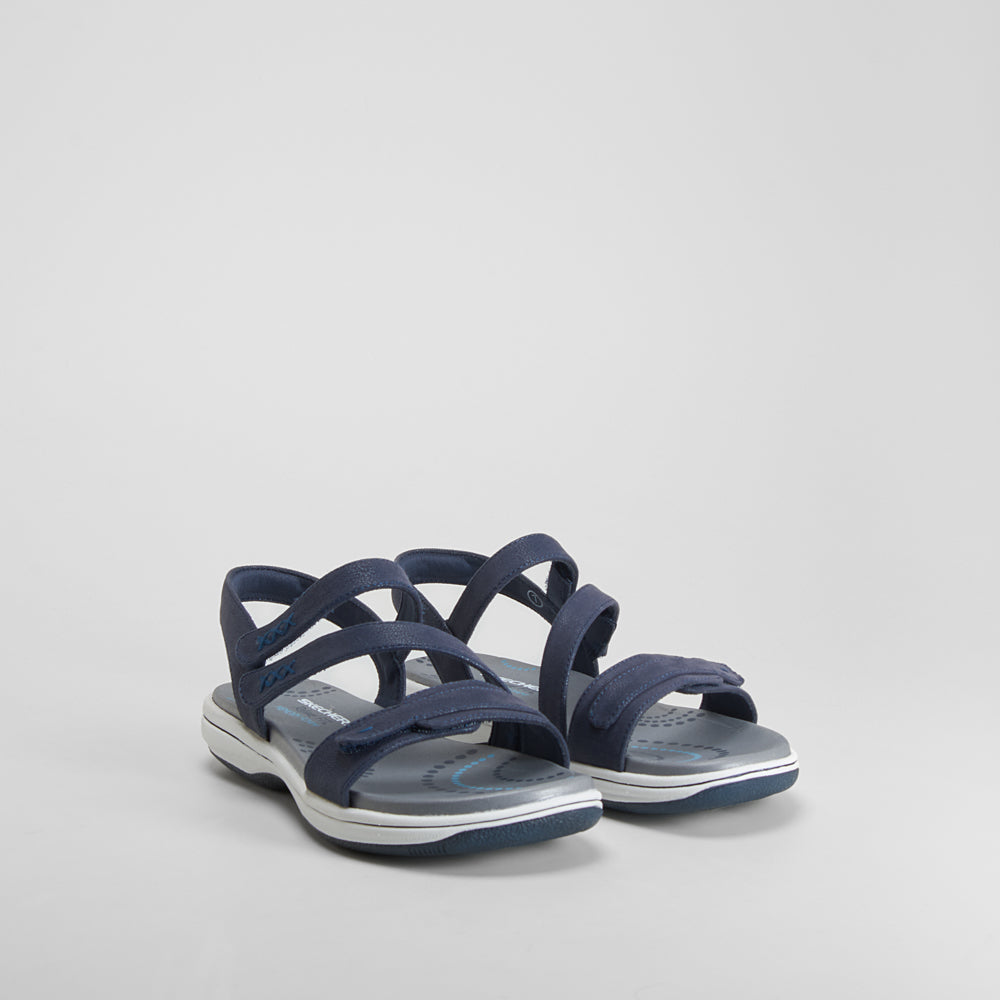 Sandalia tiras azul marino SKECHERS
