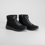 Botín negro cordones resistente SKECHERS