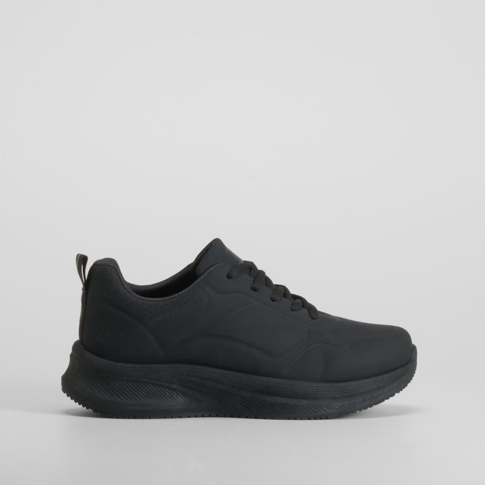 Zapatilla deportiva walking total negra UTWO