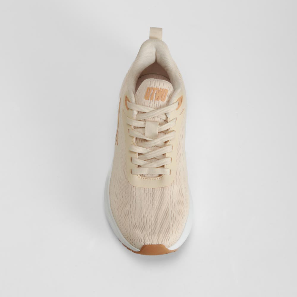 Zapatilla deportiva walking beige UTWO