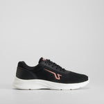 Zapatilla deportiva walking women negra UTWO