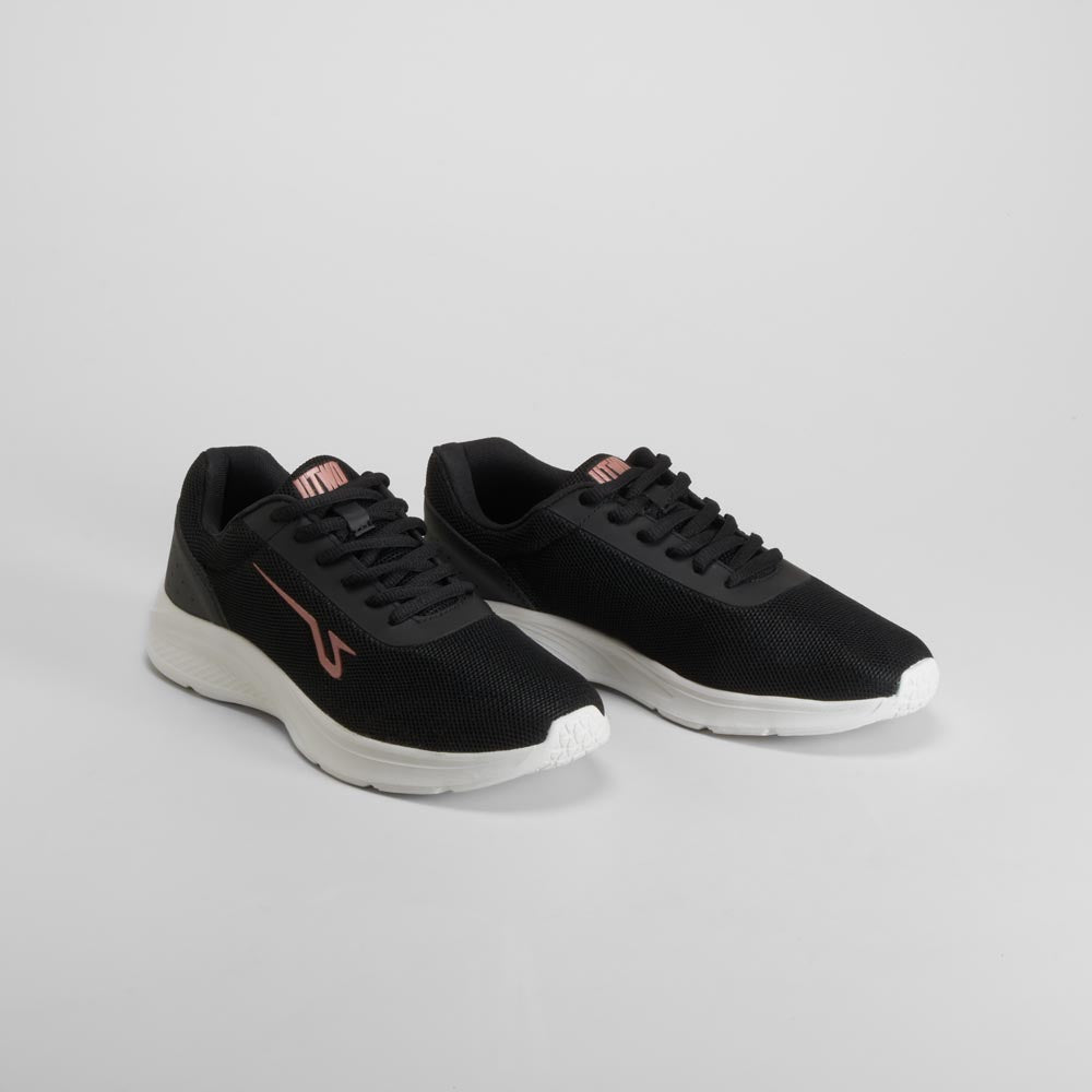 Zapatilla deportiva walking women negra UTWO