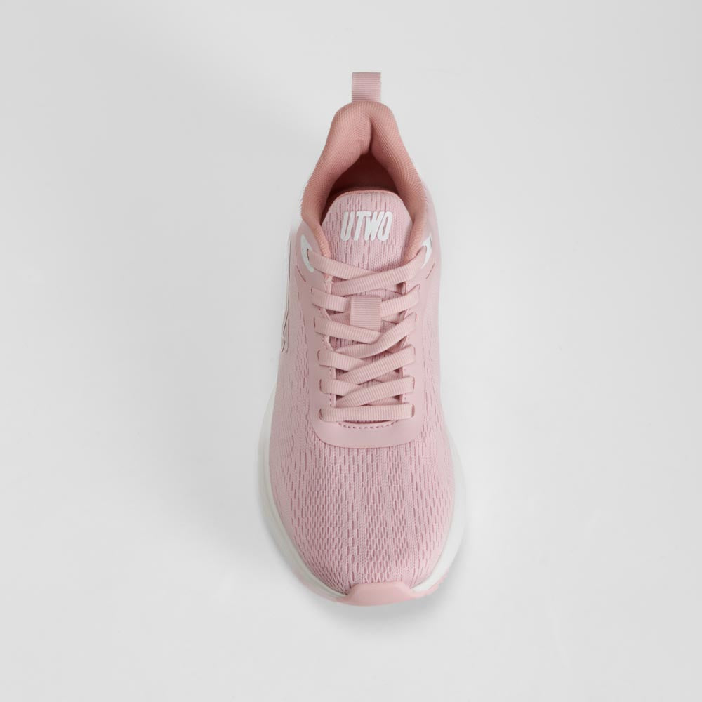 Zapatilla deportiva walking rosa UTWO
