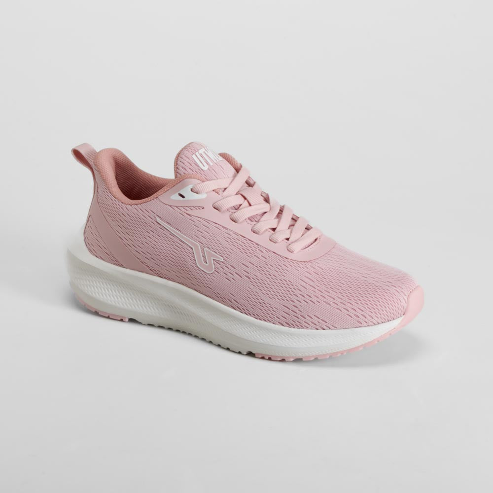 Zapatilla deportiva walking rosa UTWO