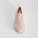 Zapatilla walking tejido rosa UTWO