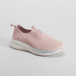 Zapatilla walking tejido rosa UTWO