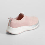 Zapatilla walking tejido rosa UTWO
