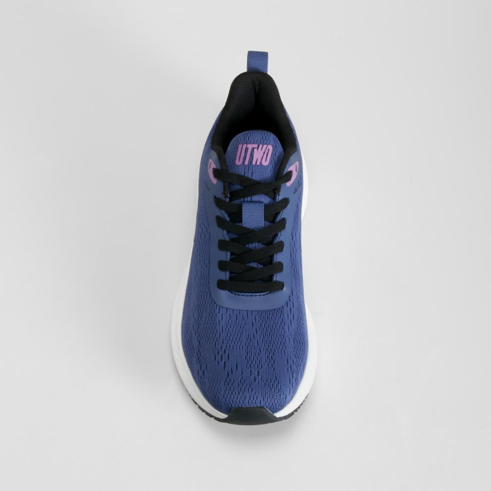 Zapatilla deportiva walking azul marino UTWO