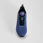 Zapatilla deportiva walking azul marino UTWO