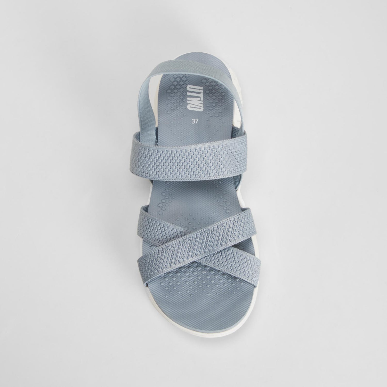 Sandalia deportiva elásticos gris UTWO