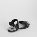 Sandalia deportiva trekking negra UTWO