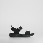 Sandalia deportiva walking velcro negra UTWO