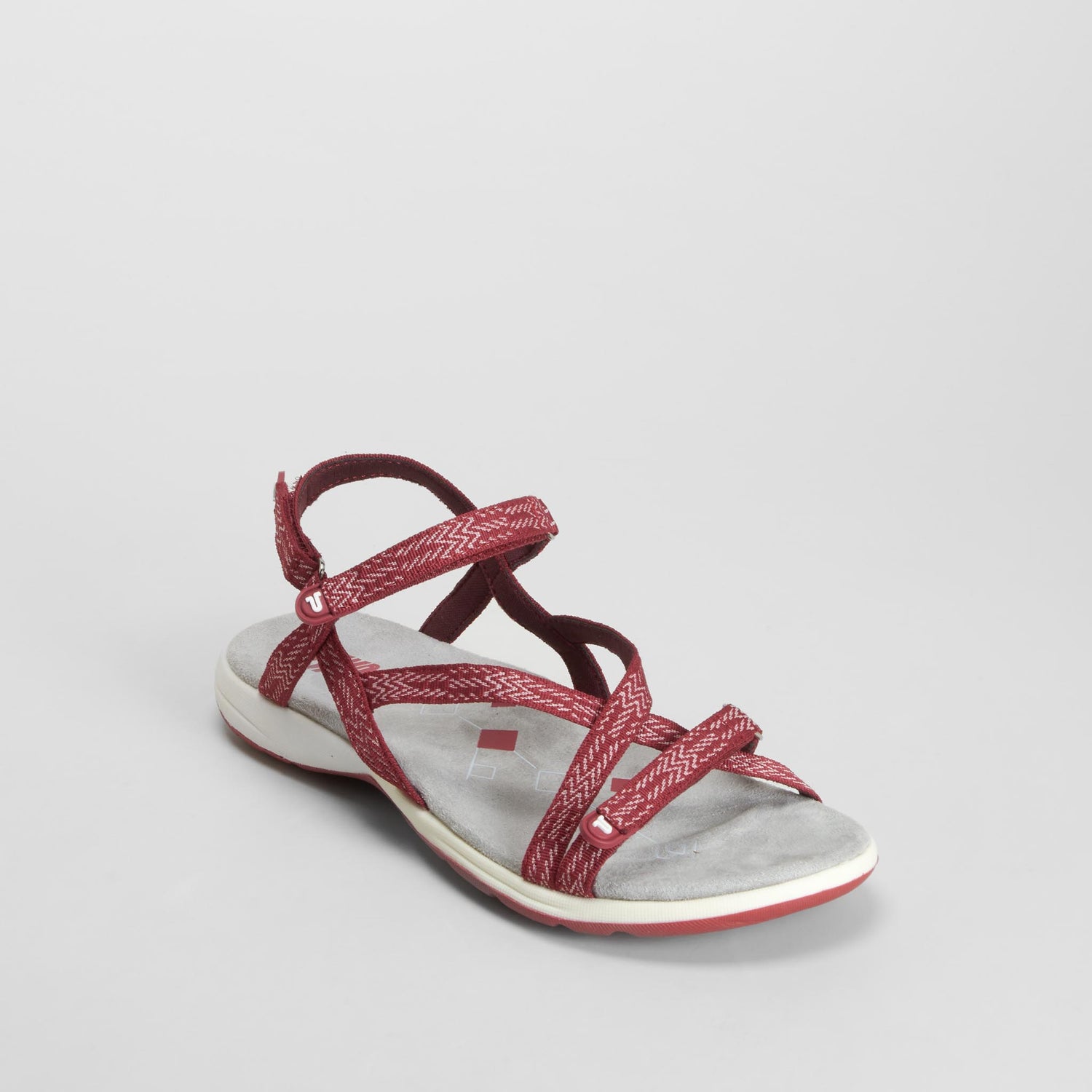 Sandalia deportiva tiras rojo UTWO