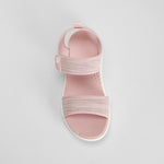 Sandalia deportiva walking velcro rosa UTWO