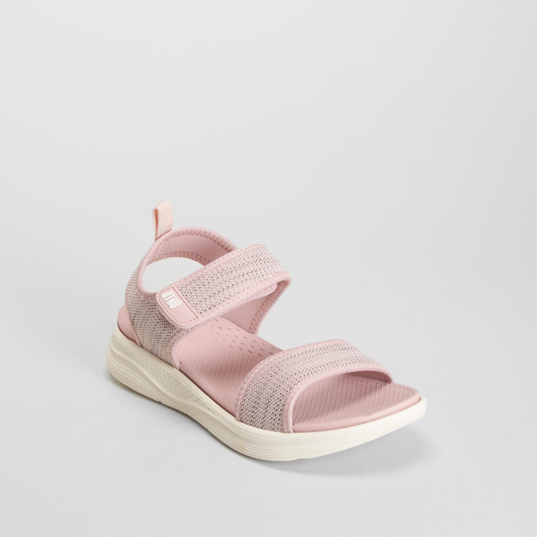 Sandalia deportiva walking velcro rosa UTWO