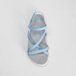 Sandalia deportiva tiras azul UTWO